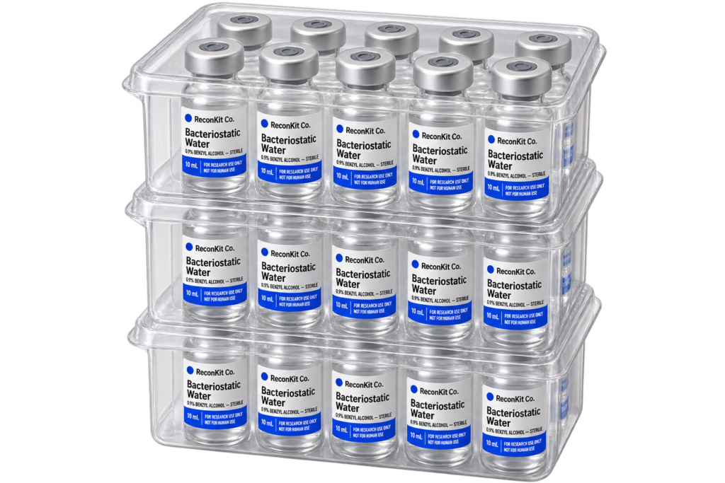 10 mL Bacteriostatic Water — Case of 30 (3 Cartons)